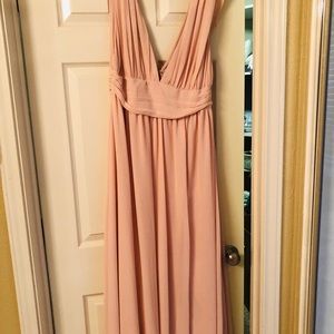 Lulus heavenly hues maxi dress - bridesmaid dress
